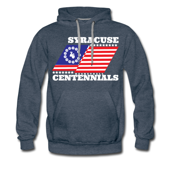 Syracuse Centennials Hoodie (Premium) - heather denim