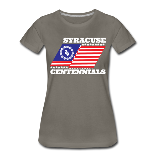 Syracuse Centennials Women’s T-Shirt - asphalt gray