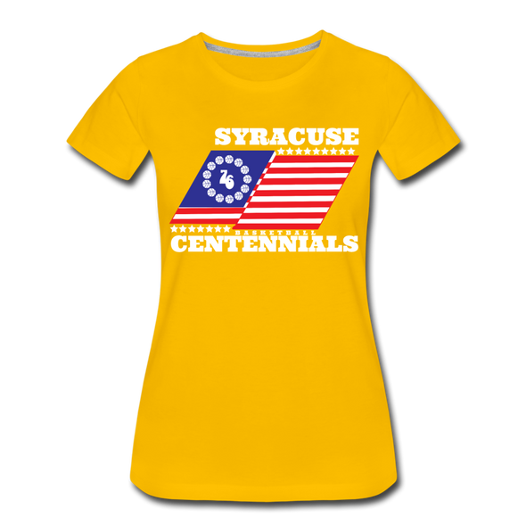 Syracuse Centennials Women’s T-Shirt - sun yellow