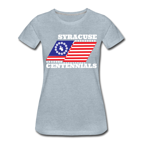 Syracuse Centennials Women’s T-Shirt - heather ice blue