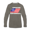 Syracuse Centennials Long Sleeve T-Shirt - asphalt gray
