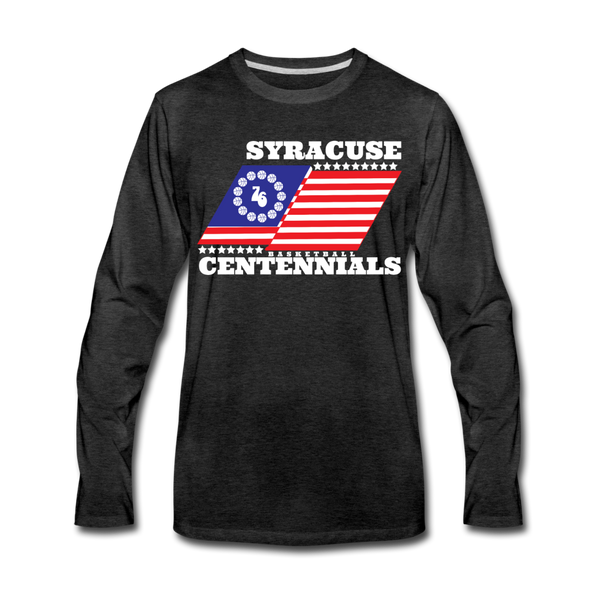 Syracuse Centennials Long Sleeve T-Shirt - charcoal gray