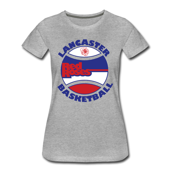 Lancaster Red Roses Women’s T-Shirt - heather gray