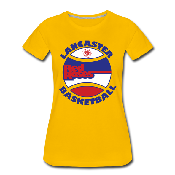Lancaster Red Roses Women’s T-Shirt - sun yellow
