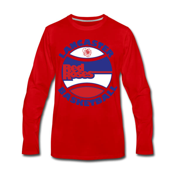 Lancaster Red Roses Long Sleeve T-Shirt - red