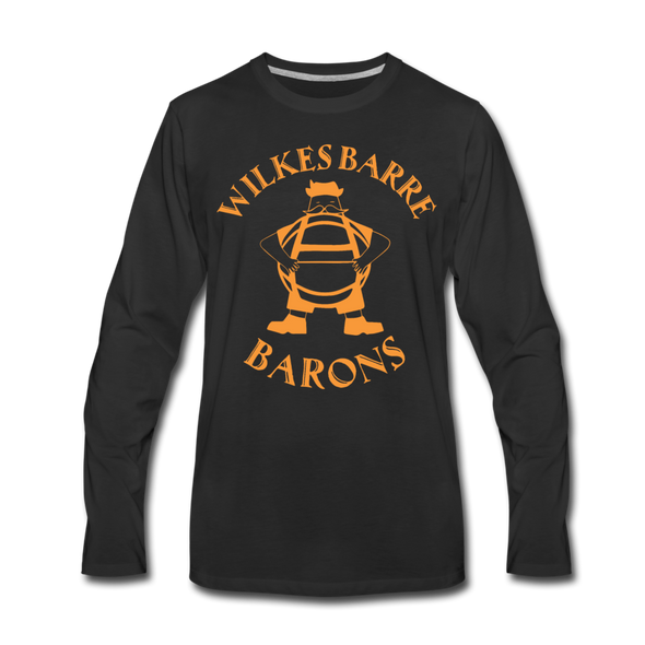 Wilkes Barre Barons Long Sleeve T-Shirt - black