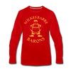 Wilkes Barre Barons Long Sleeve T-Shirt - red