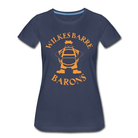 Wilkes Barre Barons Women’s T-Shirt - navy