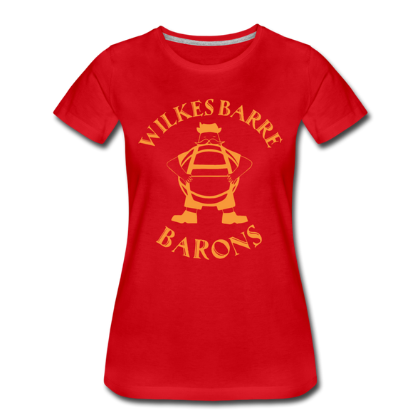 Wilkes Barre Barons Women’s T-Shirt - red
