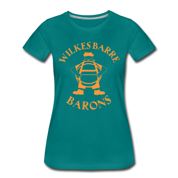 Wilkes Barre Barons Women’s T-Shirt - teal