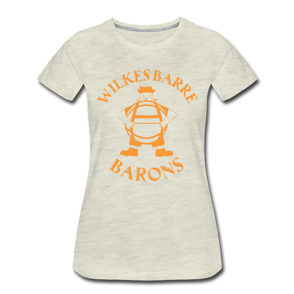 Wilkes Barre Barons Women’s T-Shirt - heather oatmeal