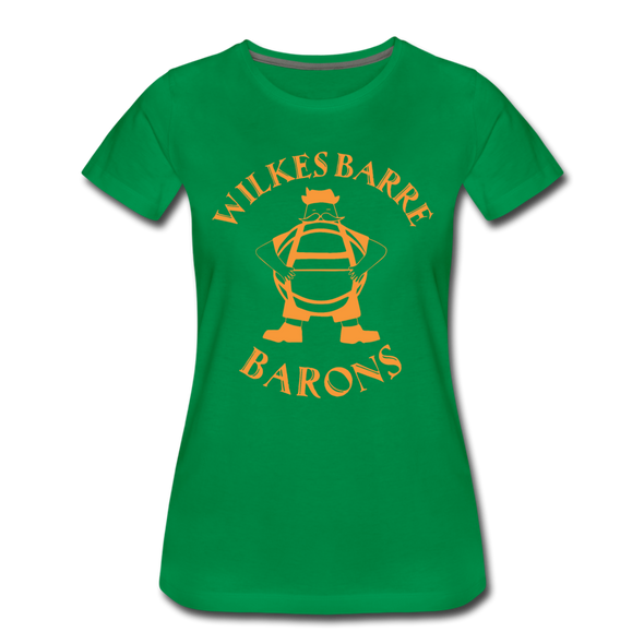 Wilkes Barre Barons Women’s T-Shirt - kelly green