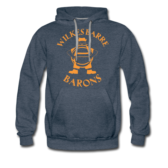 Wilkes Barre Barons Hoodie (Premium) - heather denim
