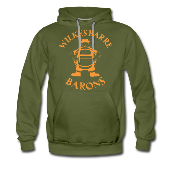 Wilkes Barre Barons Hoodie (Premium) - olive green