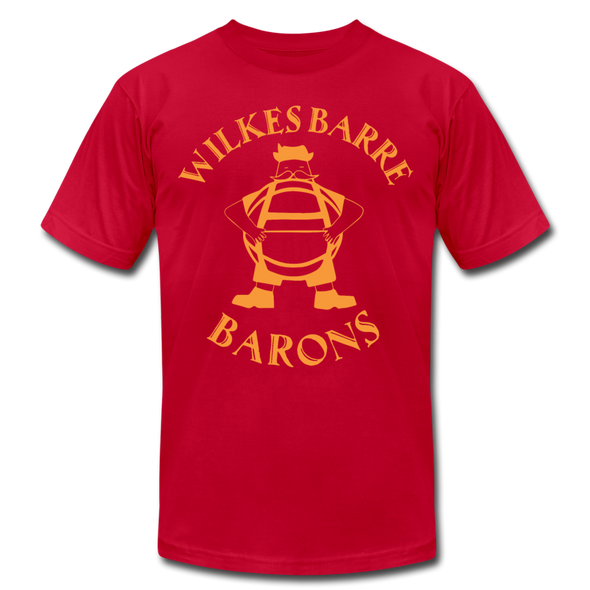 Wilkes Barre Barons T-Shirt (Premium) - red
