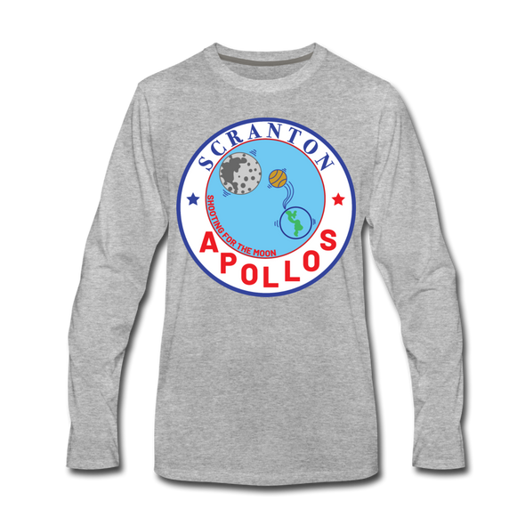 Scranton Apollos Long Sleeve T-Shirt - heather gray