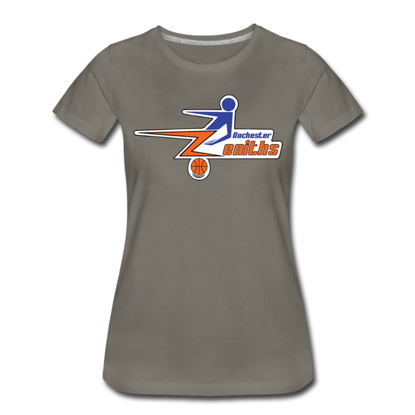 Rochester Zeniths Women’s T-Shirt - asphalt gray