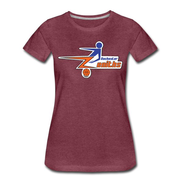 Rochester Zeniths Women’s T-Shirt - heather burgundy
