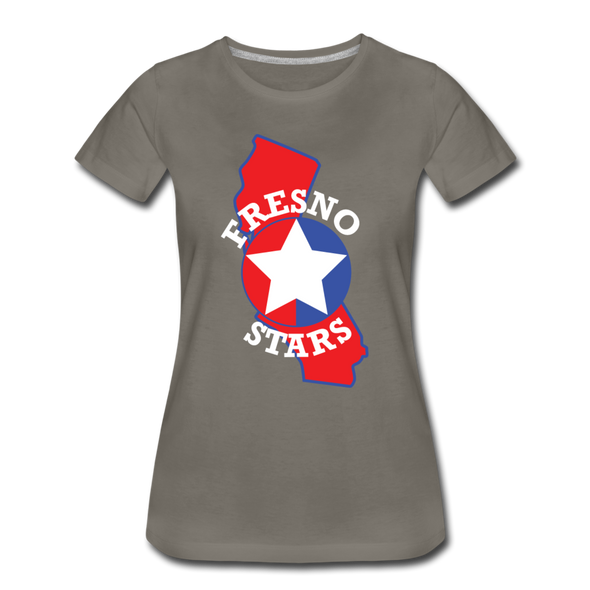 Fresno Stars Women’s T-Shirt - asphalt gray