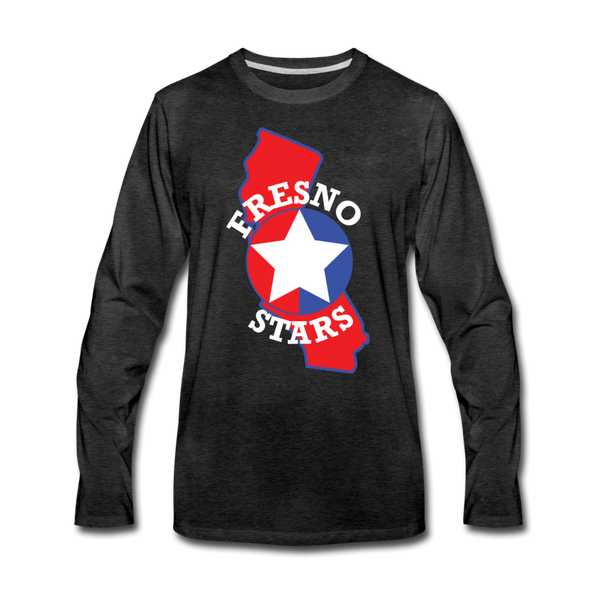 Fresno Stars Long Sleeve T-Shirt - charcoal gray