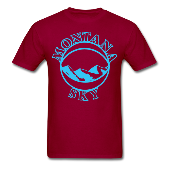Montana Sky T-Shirt - dark red