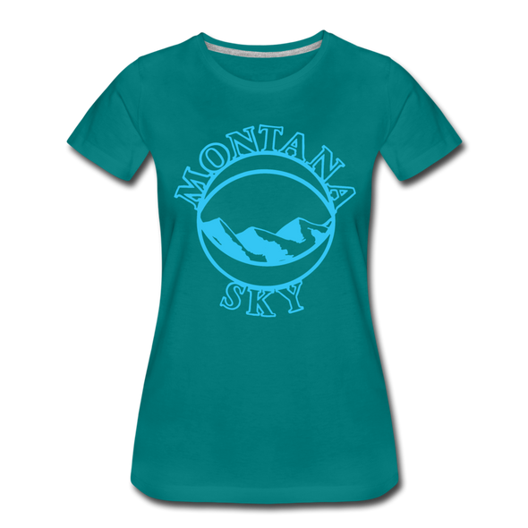 Montana Sky Women’s T-Shirt - teal