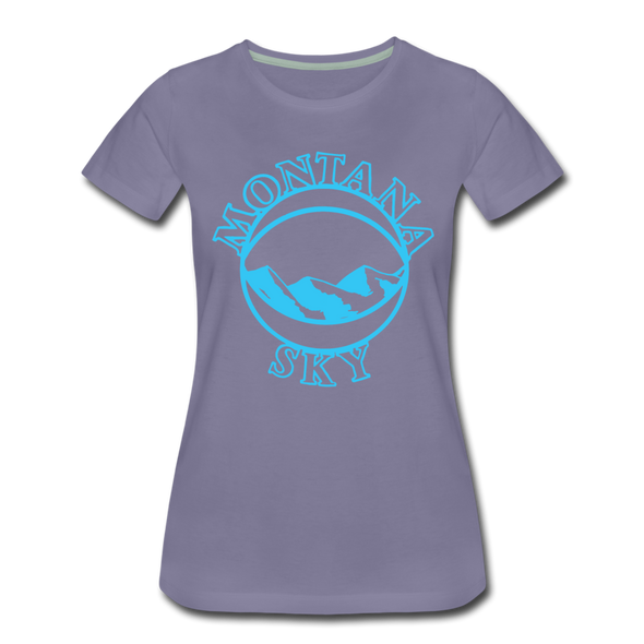 Montana Sky Women’s T-Shirt - washed violet