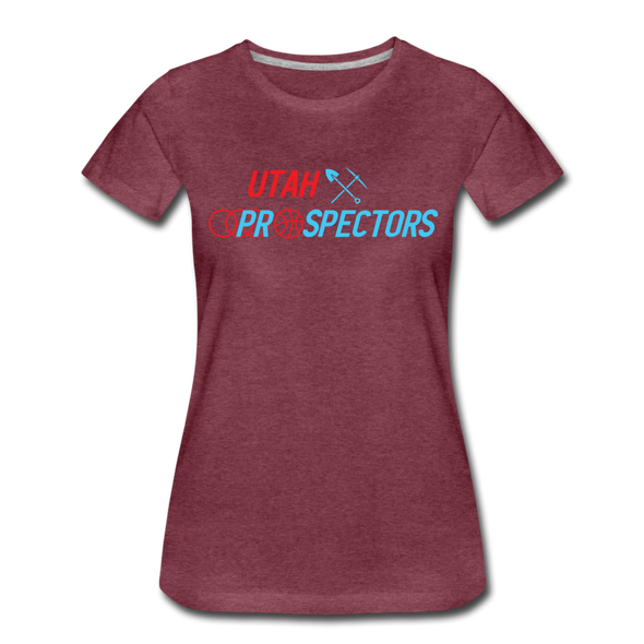 Utah Prospectors Women’s T-Shirt - heather burgundy