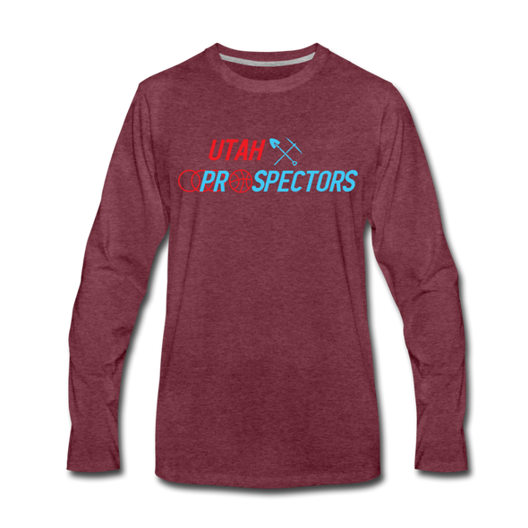 Utah Prospectors Long Sleeve T-Shirt - heather burgundy