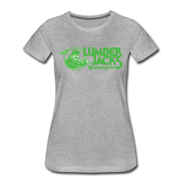 Washington Lumberjacks Women’s T-Shirt - heather gray