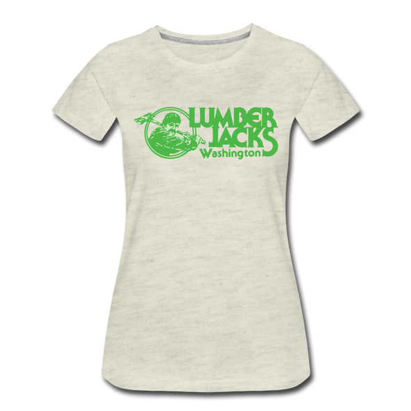 Washington Lumberjacks Women’s T-Shirt - heather oatmeal