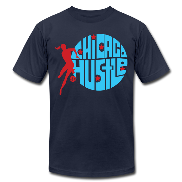 Chicago Hustle T-Shirt (Premium) - navy