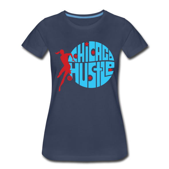 Chicago Hustle Women’s T-Shirt - navy