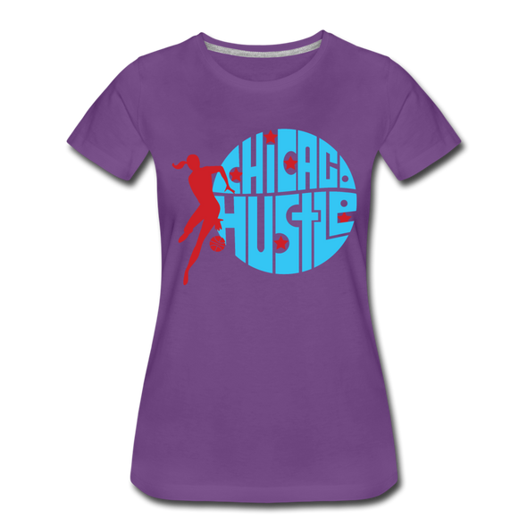 Chicago Hustle Women’s T-Shirt - purple
