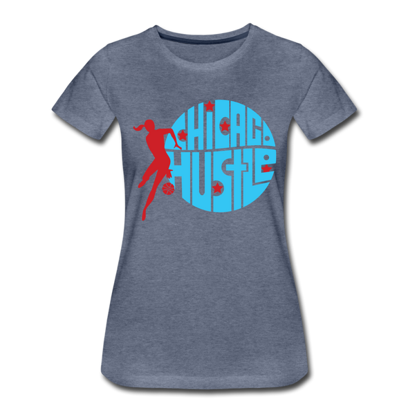 Chicago Hustle Women’s T-Shirt - heather blue