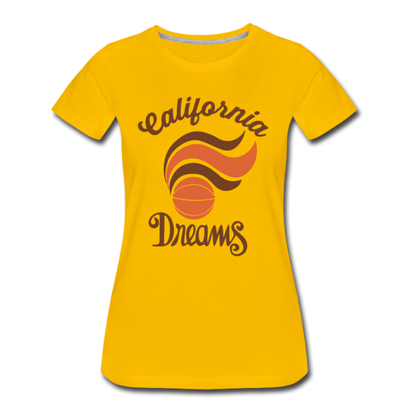 California Dreams Women’s T-Shirt - sun yellow