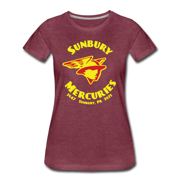 Sunbury Mercuries Women’s T-Shirt - heather burgundy