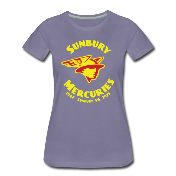 Sunbury Mercuries Women’s T-Shirt - washed violet