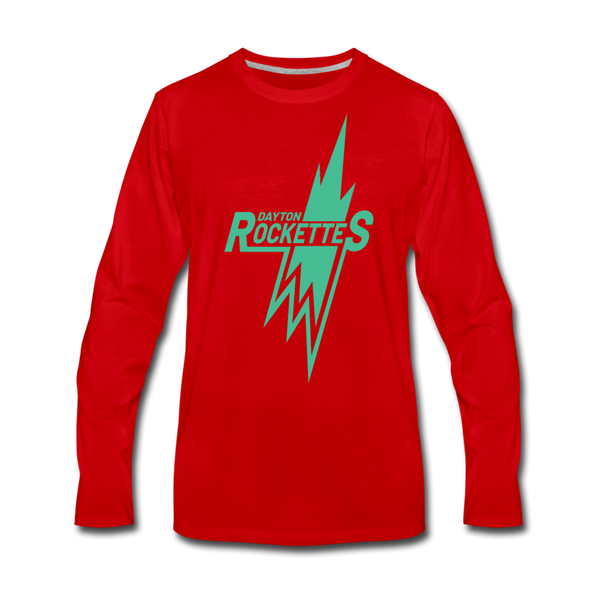 Dayton Rockettes Long Sleeve T-Shirt - red