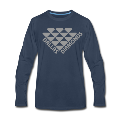 Dallas Diamonds Long Sleeve T-Shirt - navy
