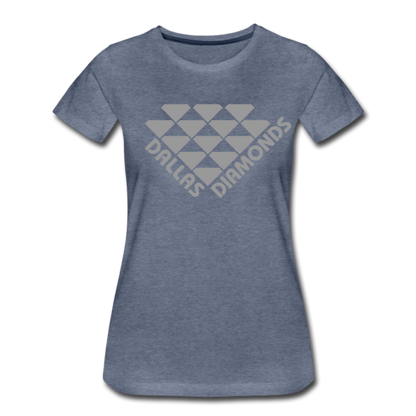 Dallas Diamonds Women’s T-Shirt - heather blue
