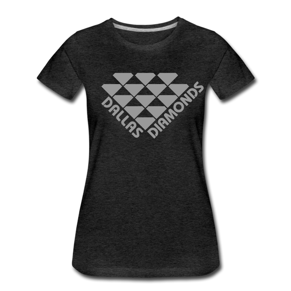 Dallas Diamonds Women’s T-Shirt - charcoal gray