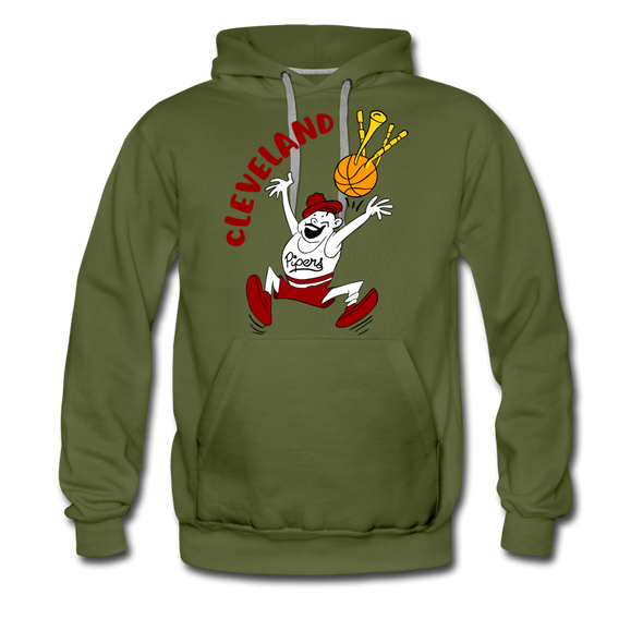 Cleveland Pipers Hoodie (Premium) - olive green