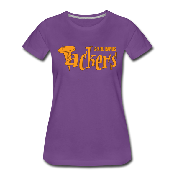 Grand Rapids Tackers Women’s T-Shirt - purple