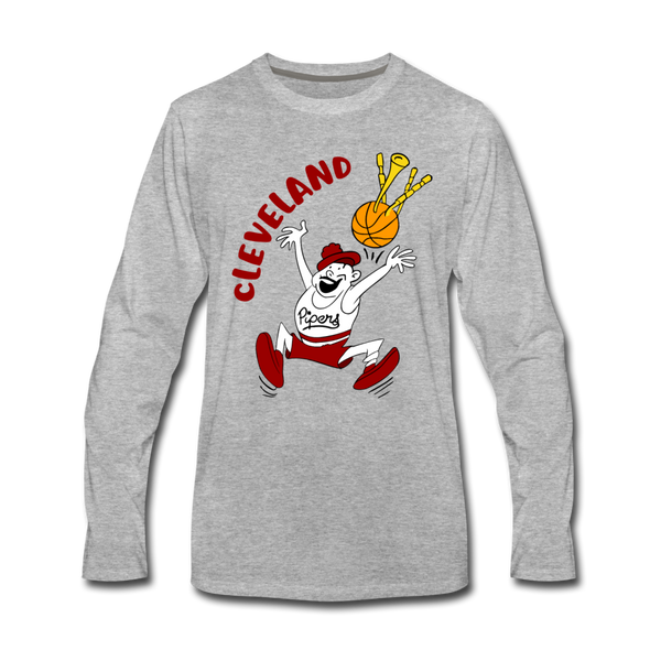 Cleveland Pipers Long Sleeve T-Shirt - heather gray
