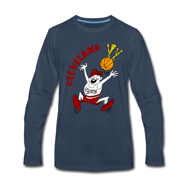 Cleveland Pipers Long Sleeve T-Shirt - navy