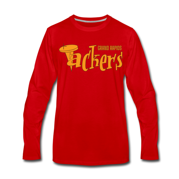 Grand Rapids Tackers Long Sleeve T-Shirt - red
