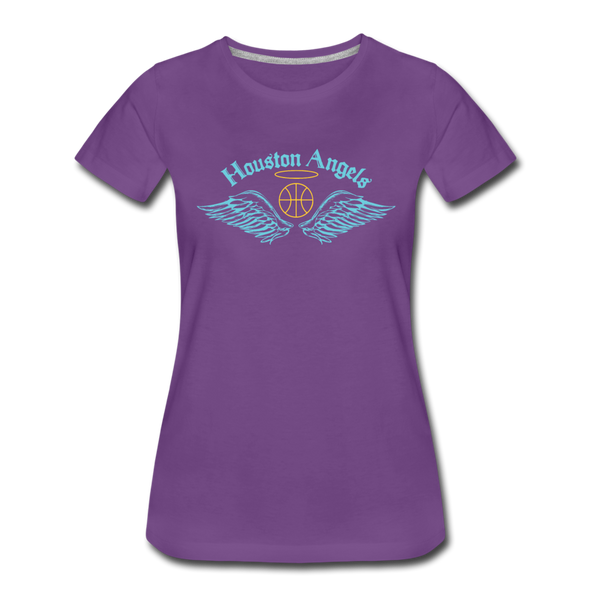 Houston Angels Women’s T-Shirt - purple