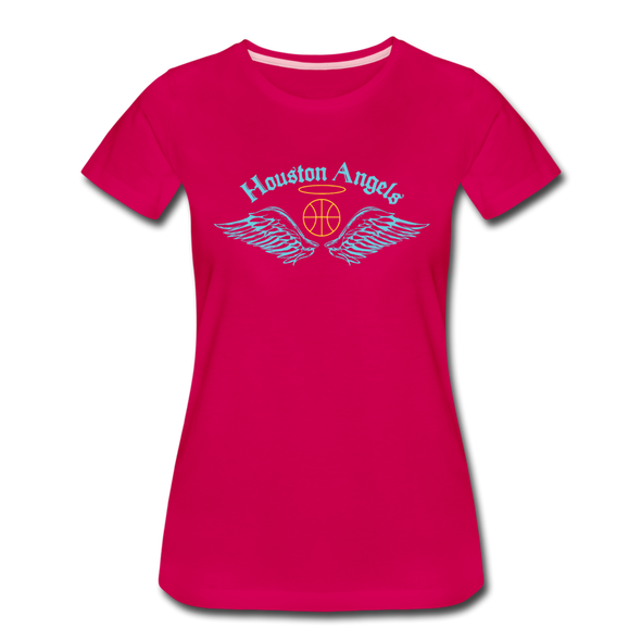 Houston Angels Women’s T-Shirt - dark pink