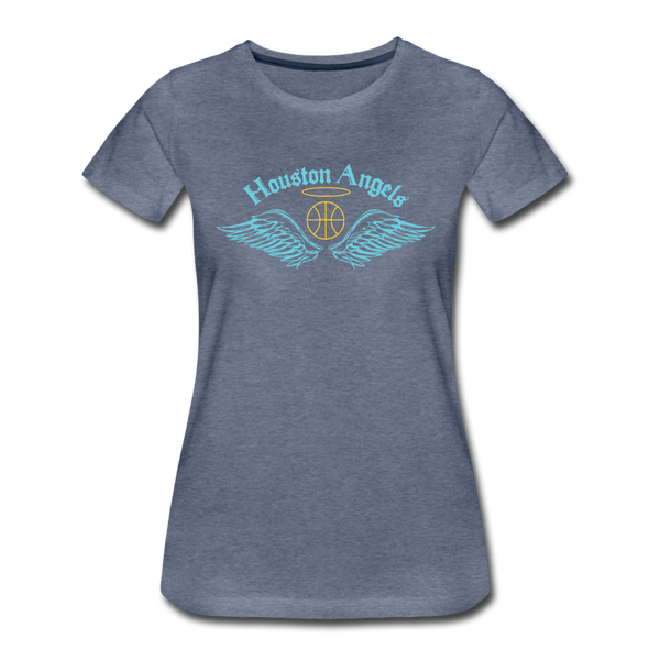 Houston Angels Women’s T-Shirt - heather blue
